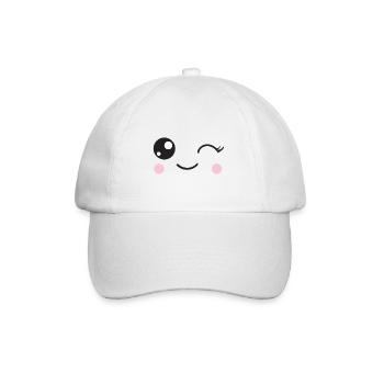 EMOJI - Casquette classique - blanc/blanc - Devant