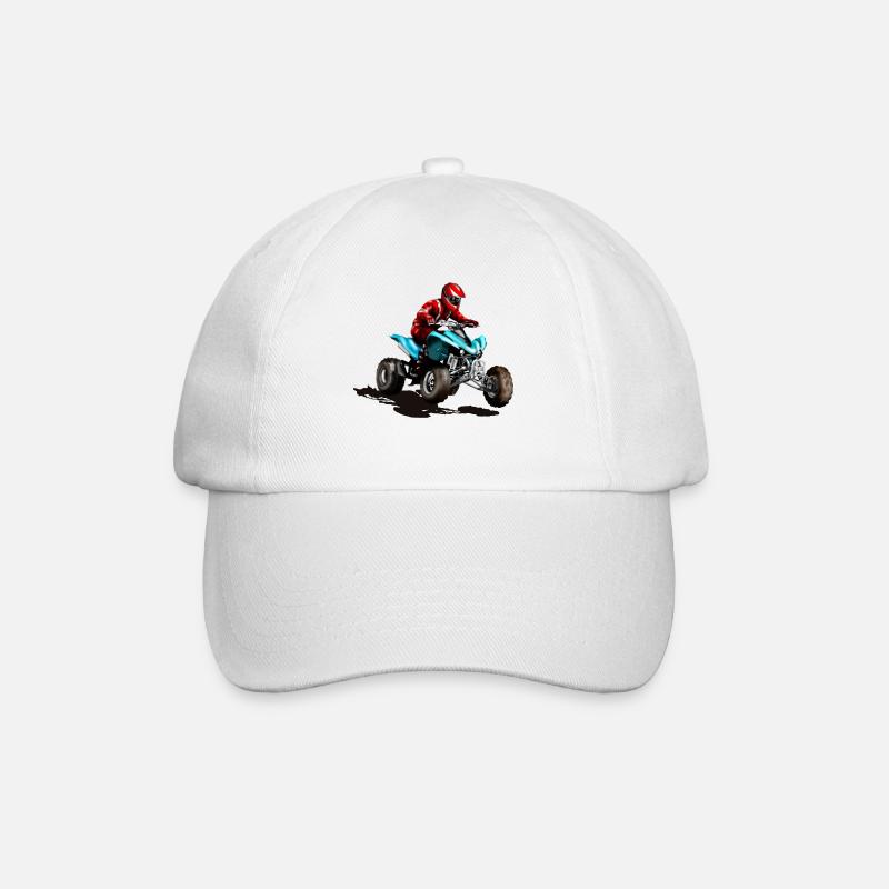 ATV - Baseball Cap - white/white