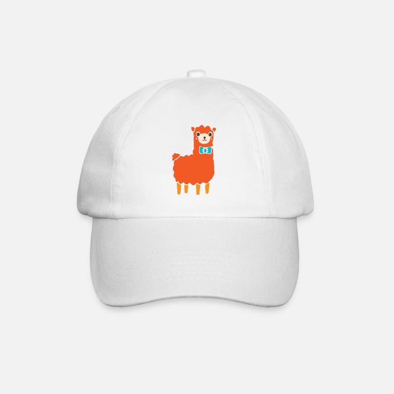 Alpaka - Baseballkappe - Weiß/Weiß