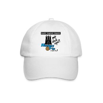 Hamburg , Tradition , Fußball , Fan Leben (25) - Baseballkappe - Weiß/Weiß - Vorne