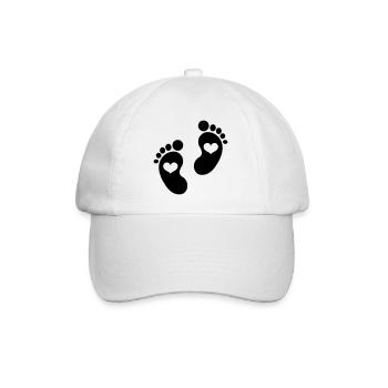 Baby - Casquette classique - blanc/blanc - Devant