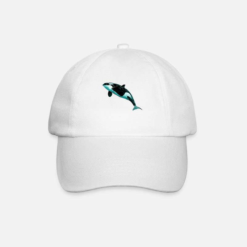 Orca - Baseballkappe - Weiß/Weiß
