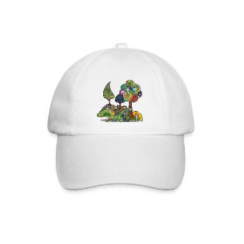 Elise's Garden - Baseball Cap - white/white - Front