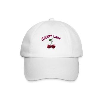Cherries - Cherry Lady - Baseball Cap - white/white - Front