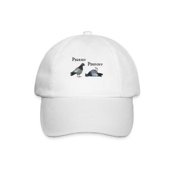 Pigeon sur et en dehors - Casquette classique - blanc/blanc - Devant