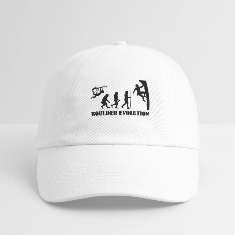 Boulder Evolution Klettern Bergsteigen Boulderer Baseballkappe