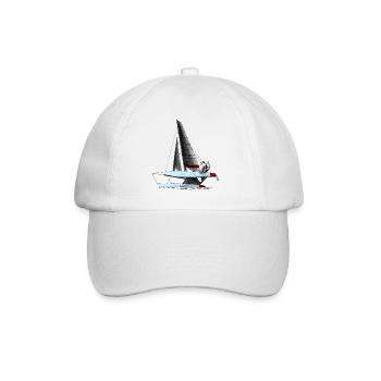 catamaran - Baseball Cap - white/white - Front