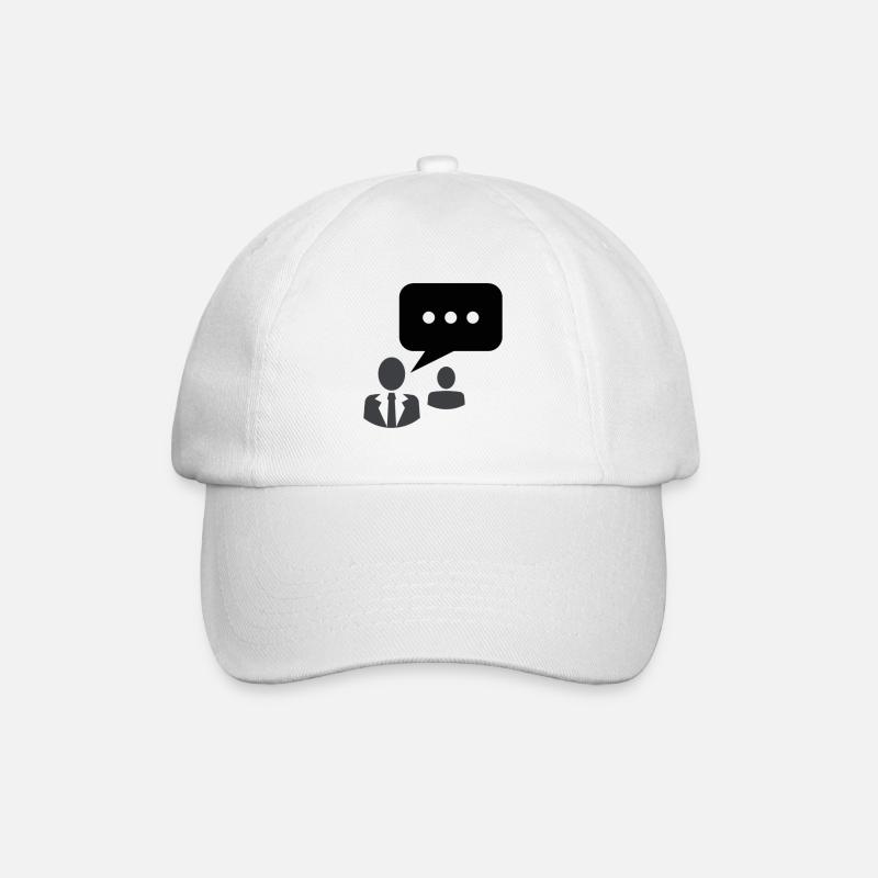 Community Comunication - Baseball Cap - white/white