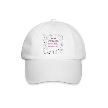 Physicien au lieu de princesse - Casquette classique - blanc/blanc - Devant