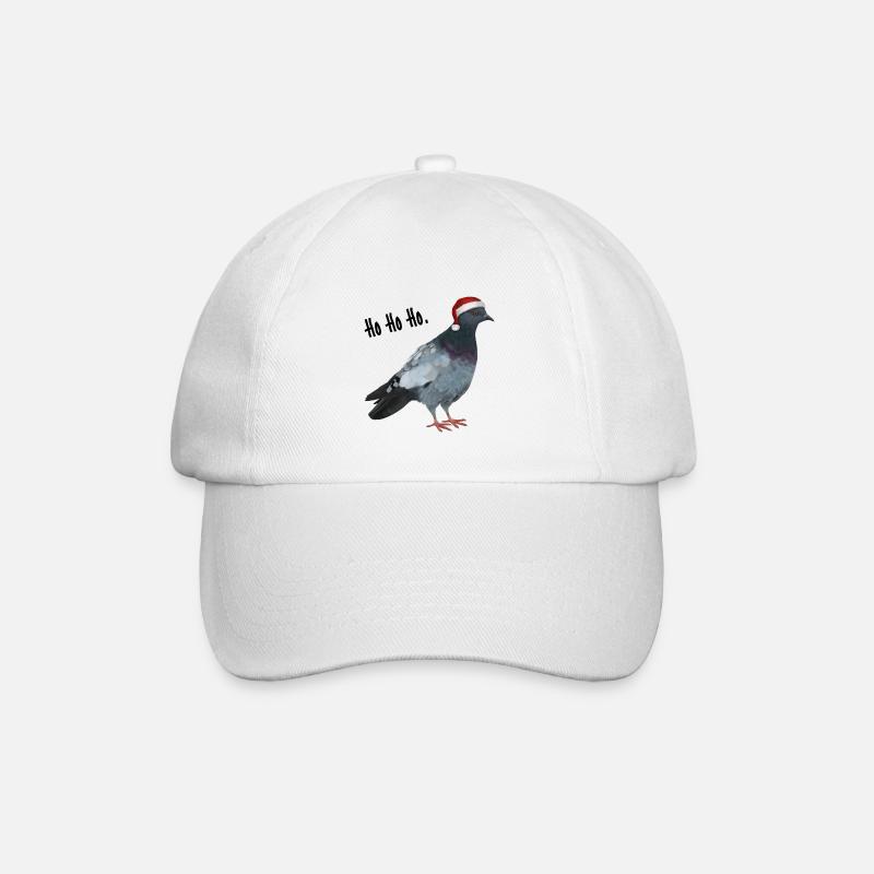 Taube - Weihnachten Ho - Baseballkappe - Weiß/Weiß