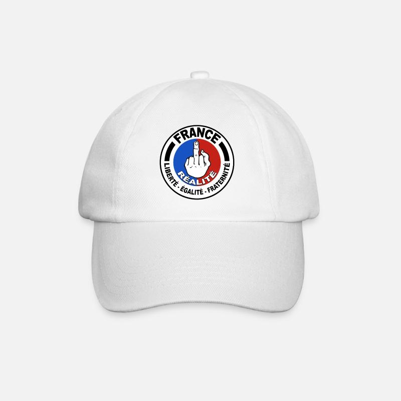France logo - Casquette classique - blanc/blanc