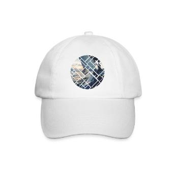 Ocean Sailing Graphic Design - Baseball Cap - white/white - Front