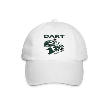 Dart Darts - Baseballkappe - Weiß/Weiß - Vorne