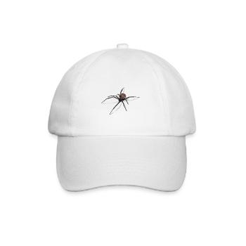 Araignée avec ombre- Black Widow - Dessin - Casquette classique - blanc/blanc - Devant