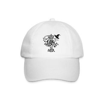 Chapeau de sorcière en rotation - Casquette classique - blanc/blanc - Devant