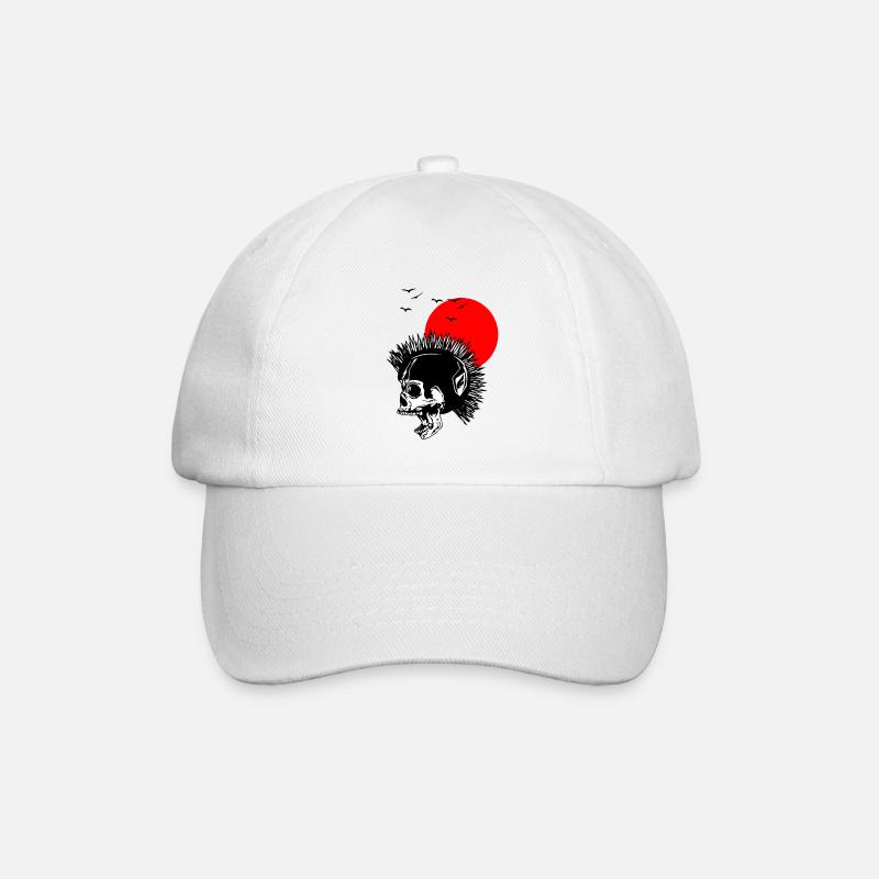 le crâne - Casquette classique - blanc/blanc