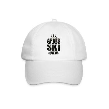 Apres ski crew - Baseballkappe - Weiß/Weiß - Vorne