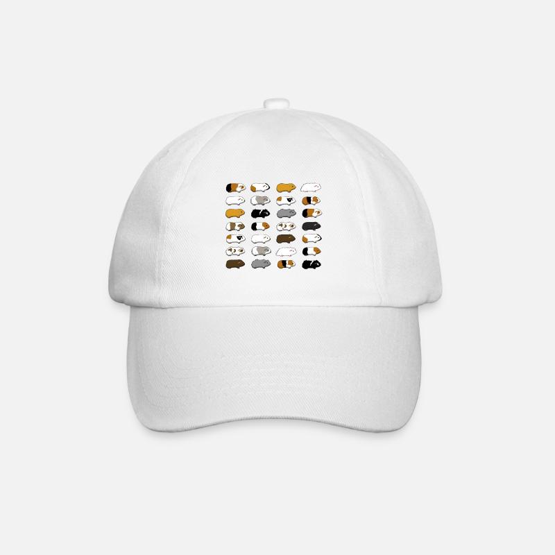 Cochons d'Inde d'affilée - Casquette classique - blanc/blanc