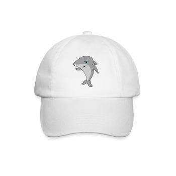 Requin - Casquette classique - blanc/blanc - Devant