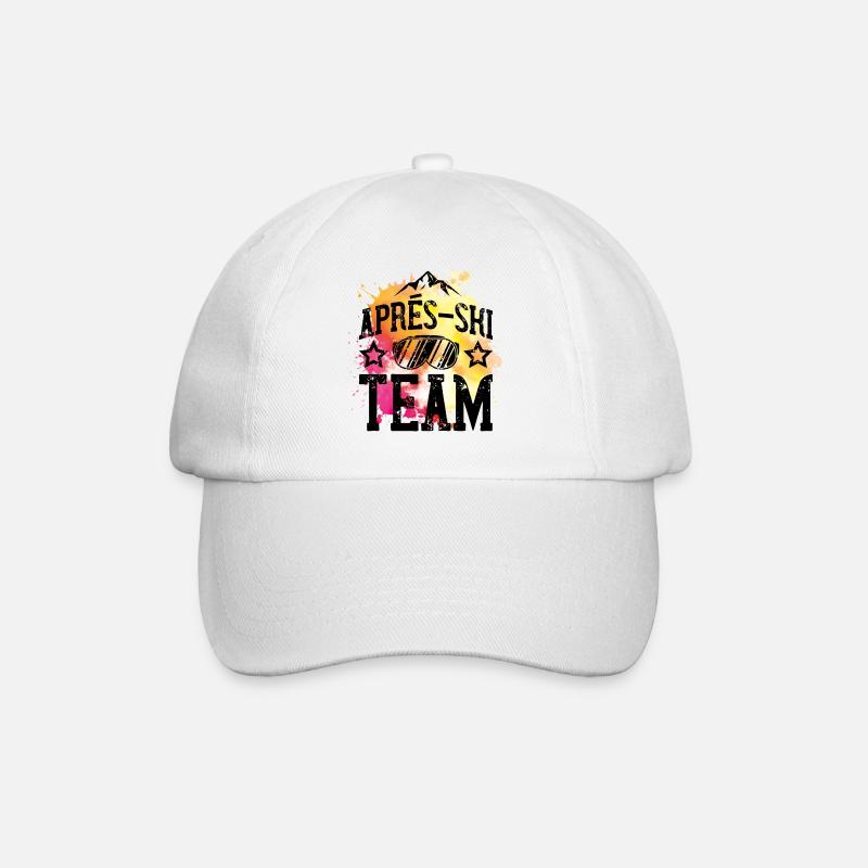 apres ski team skibrille - Baseballkappe - Weiß/Weiß