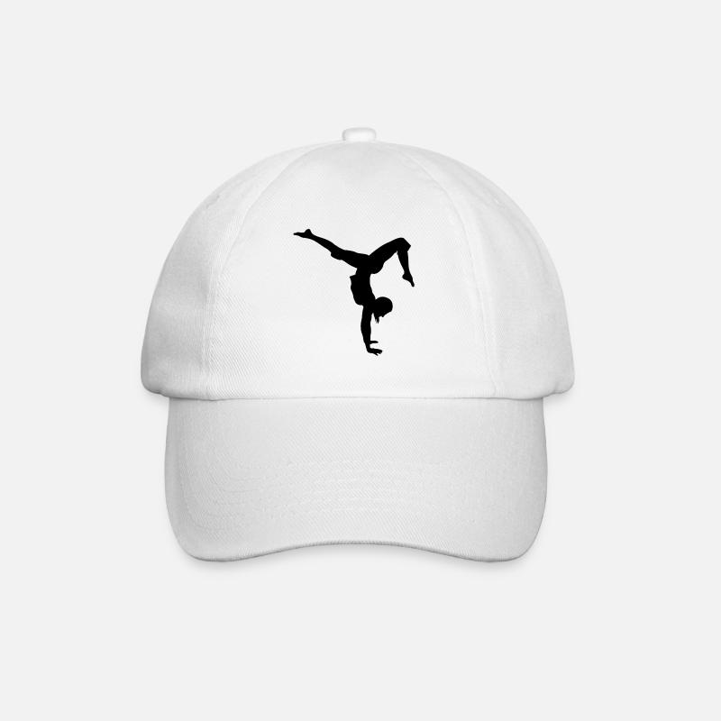 Danseur de gymnastique - Casquette classique - blanc/blanc
