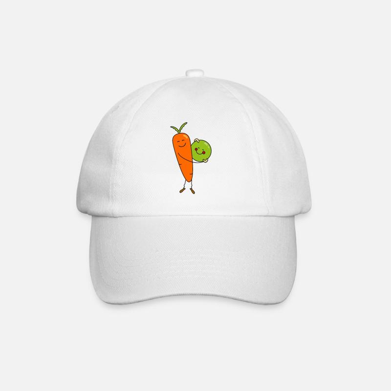 Carotte et petits pois - Casquette classique - blanc/blanc