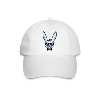 Il | Lapin de Pâques Visage Lapins de Pâques Joyeuses Pâques - Casquette classique - blanc/blanc - Devant