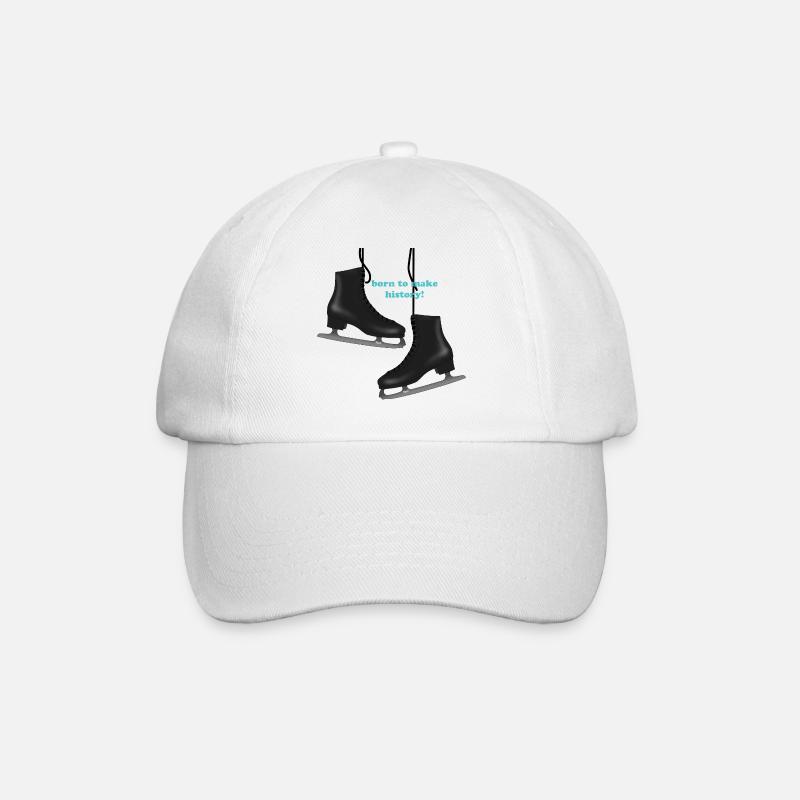Eiskunstlauf Schlittschuhe - Baseballkappe - Weiß/Weiß