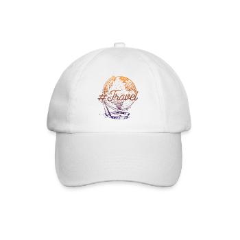 Voyage monde du voyage - Casquette classique - blanc/blanc - Devant