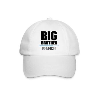 big brother loading 2 - Baseball Cap - white/white - Front