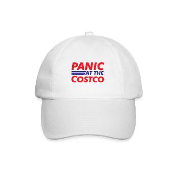 Panik am Costco Shirt - Baseballkappe - Weiß/Weiß - Vorne