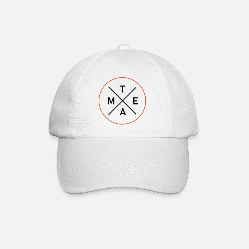 TEAM - Baseballkappe - Weiß/Weiß