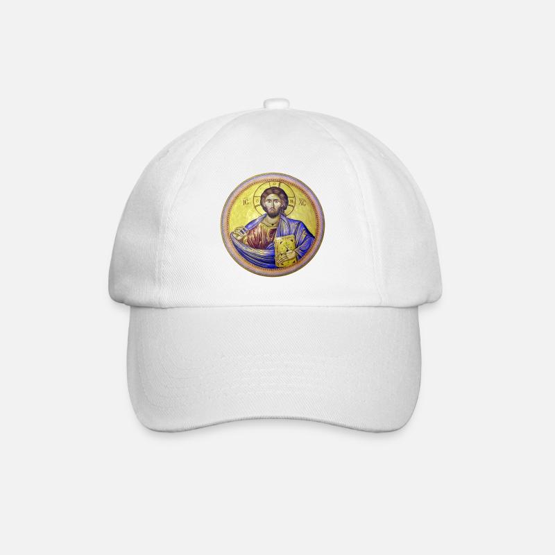 Icône d'icône chrétienne orthodoxe - Casquette classique - blanc/blanc