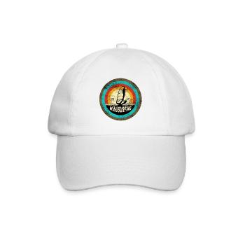 Windsurfing Design - Baseballkappe - Weiß/Weiß - Vorne