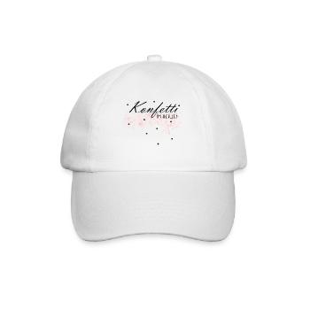 Confetti in the heart - Baseball Cap - white/white - Front