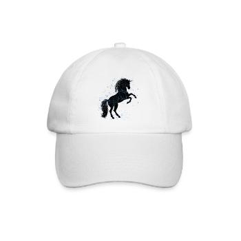 Einhorn - Baseballkappe - Weiß/Weiß - Vorne