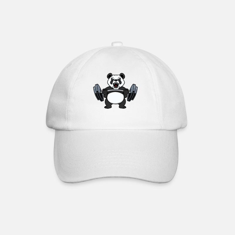 Poids de musculation Bodybuilder poids poids - Casquette classique - blanc/blanc