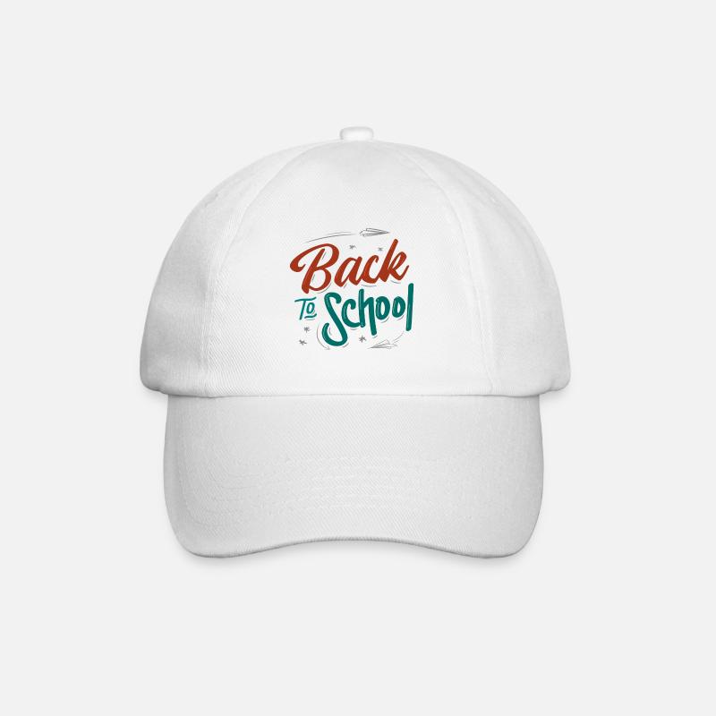 Back to school - Baseball Cap - white/white