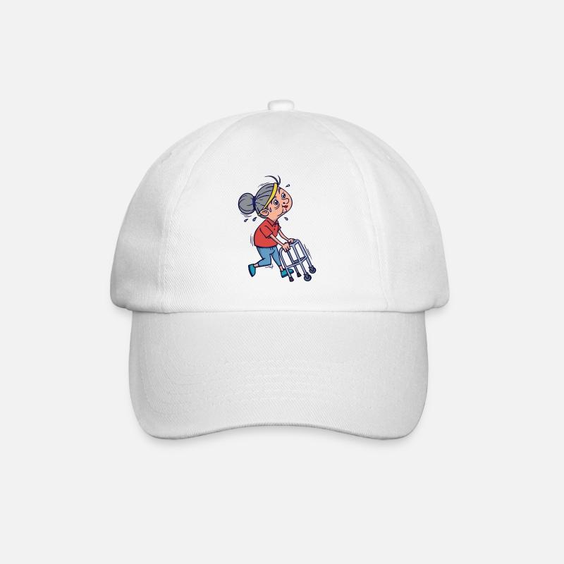 Humour drôle course course jogging marathon sport - Casquette classique - blanc/blanc