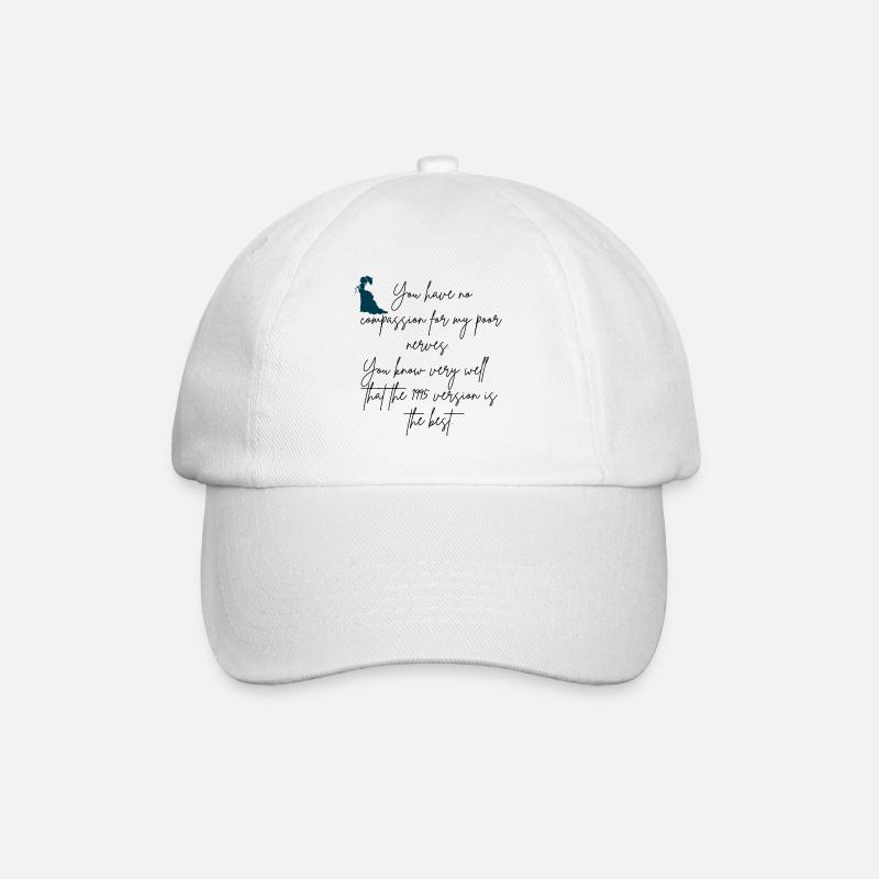 Humour Jane Austen - Casquette classique - blanc/blanc