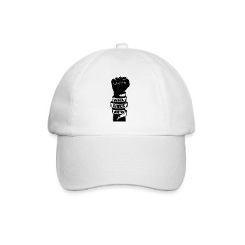Black Lives Matter - Poing levé - Casquette classique - blanc/blanc - Devant