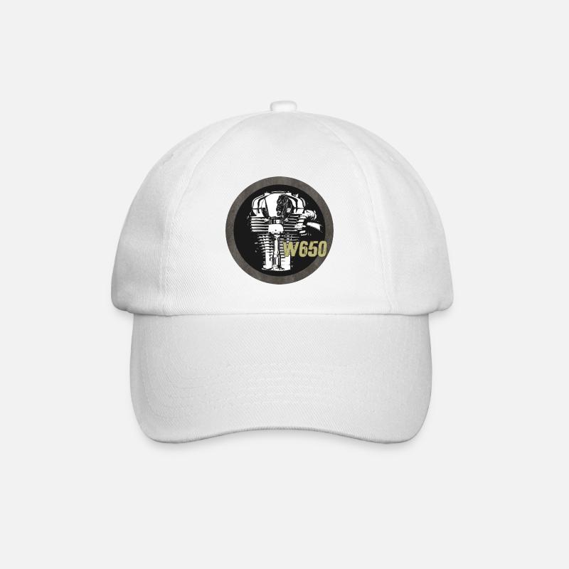 W650 - Baseballkappe - Weiß/Weiß