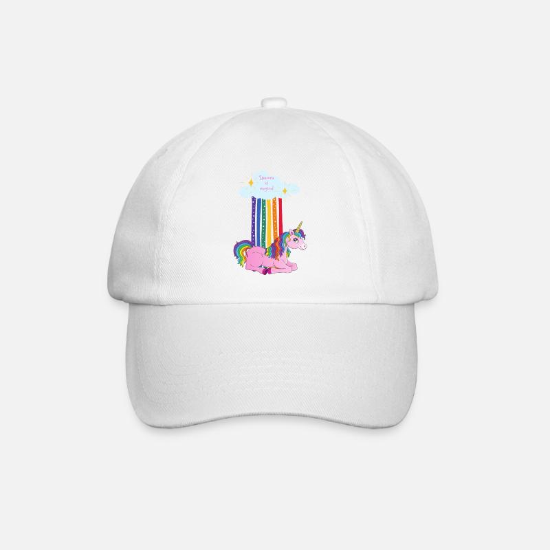 Unicorn Unicorn is magical - Baseball Cap - white/white
