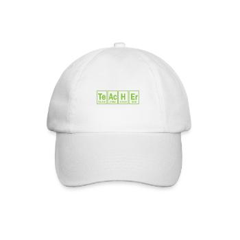 Chimie Professeur Cadeau Chimie - Casquette classique - blanc/blanc - Devant