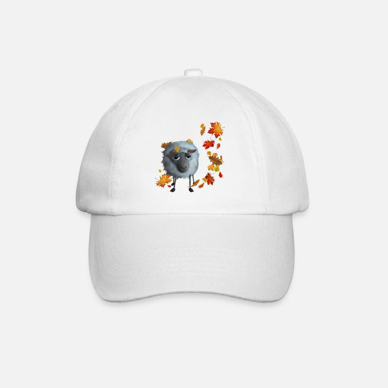 Doux mouton en automne - Casquette classique - blanc/blanc