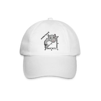 Hippotenuse Cool Fun Shirt Pythagore Math Lovers - Casquette classique - blanc/blanc - Devant