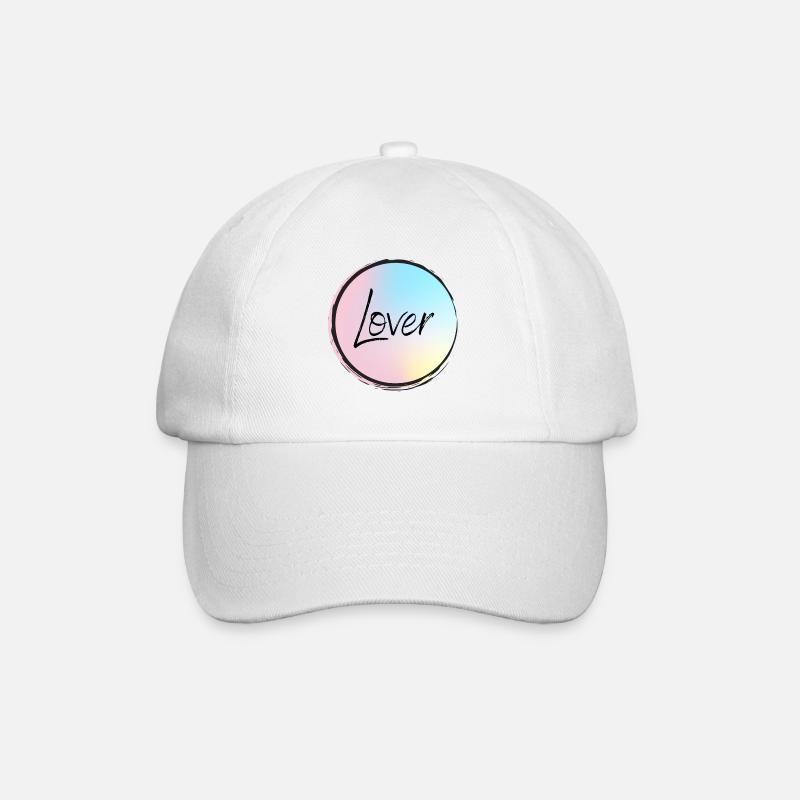 Lover - Baseballkappe - Weiß/Weiß
