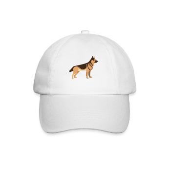 GERMAN SHEPHERD DOG - Baseball Cap - white/white - Front