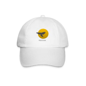 Oiseau oiseau de rapace Liberté - Casquette classique - blanc/blanc - Devant