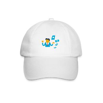 Flame - Finance - Baseball Cap - white/white - Front